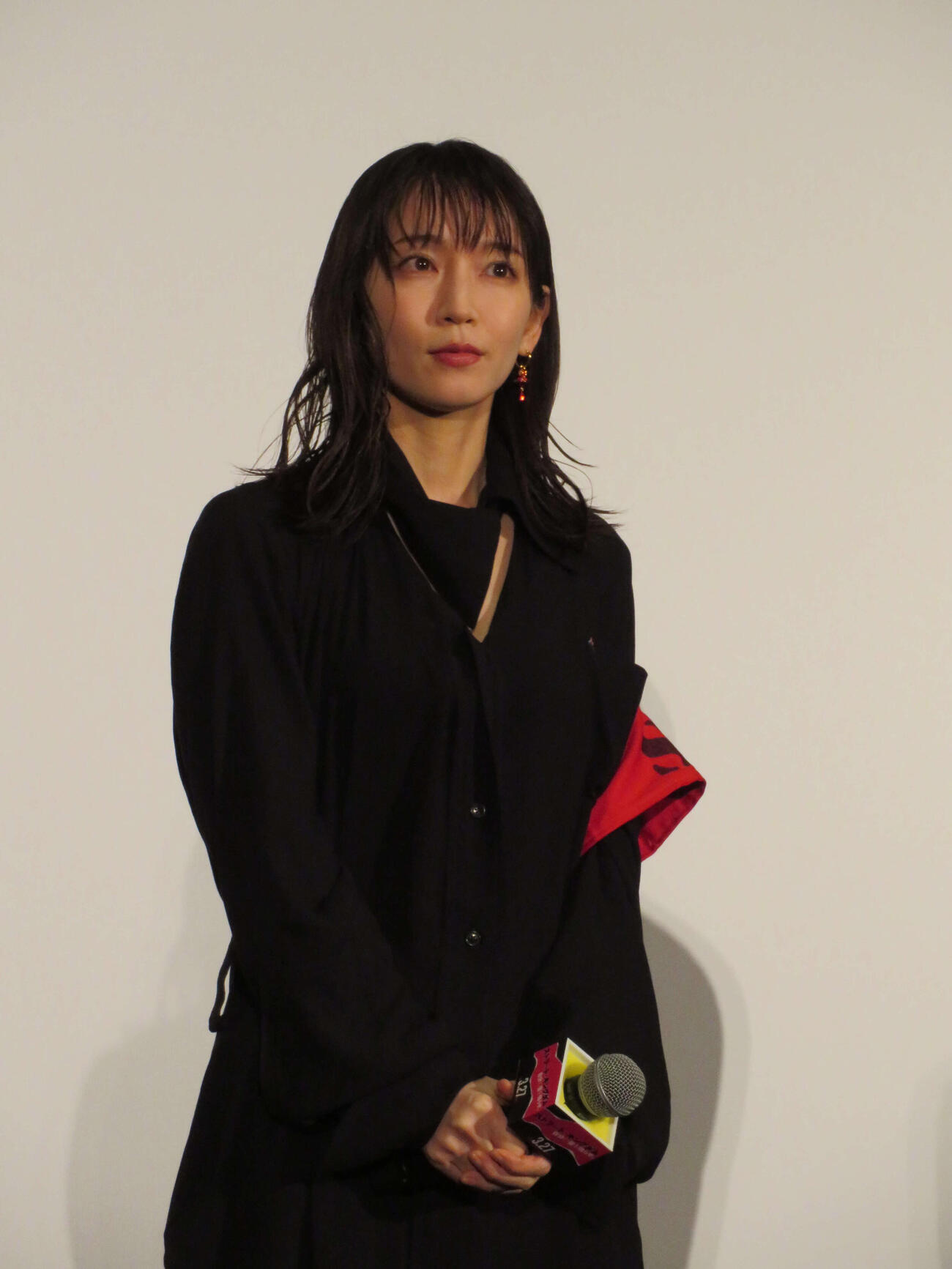 映画「ストリート・キングダム　自分の音を鳴らせ。」ジャパンプレミアに登壇した吉岡里帆（撮影・村上幸将）