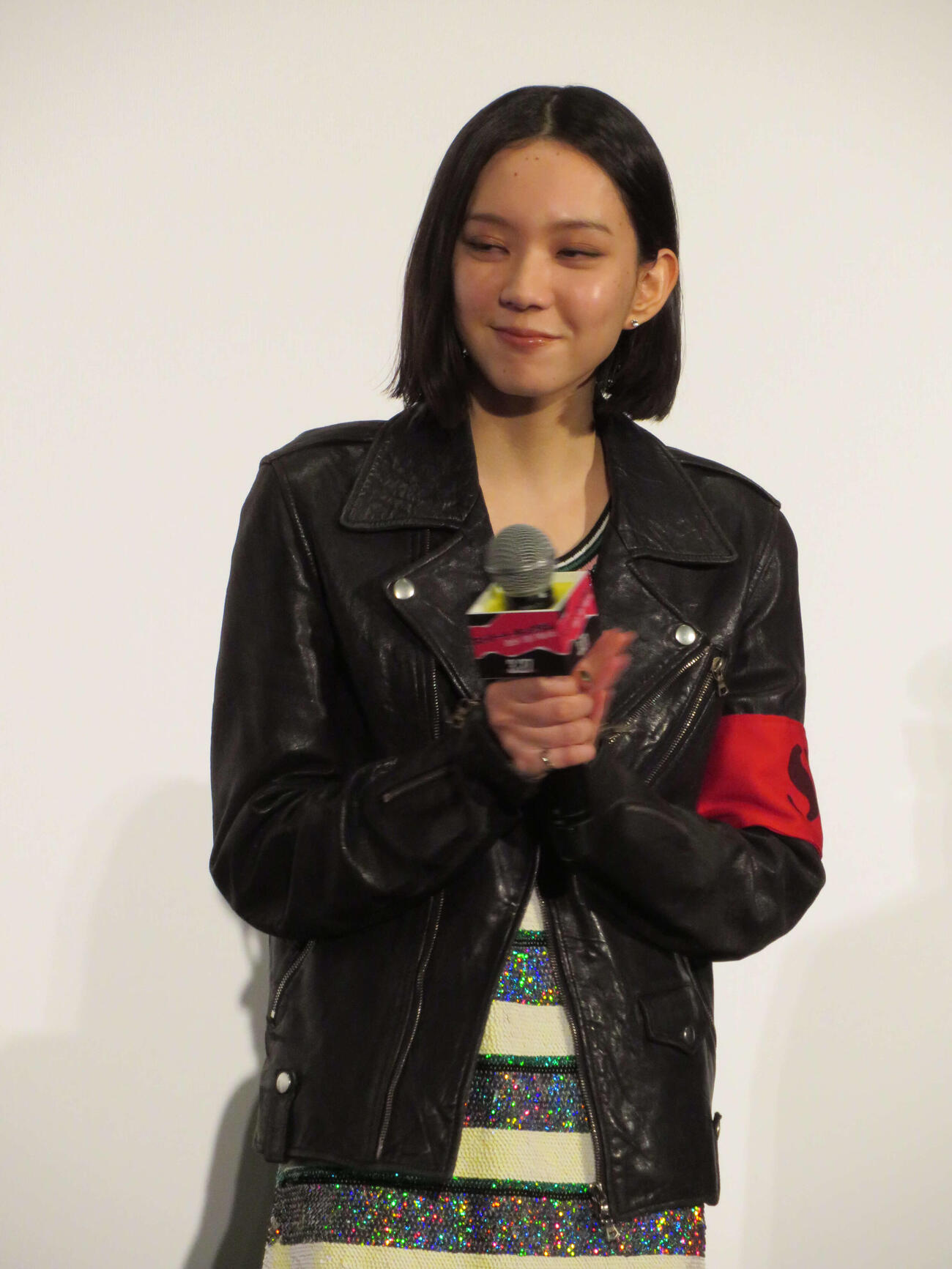 映画「ストリート・キングダム　自分の音を鳴らせ。」ジャパンプレミアに登壇した中島セナ（撮影・村上幸将）