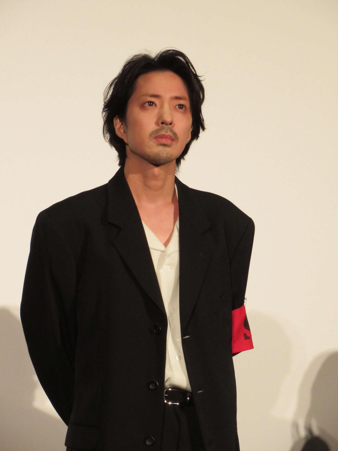 映画「ストリート・キングダム　自分の音を鳴らせ。」ジャパンプレミアに登壇した若葉竜也（撮影・村上幸将）