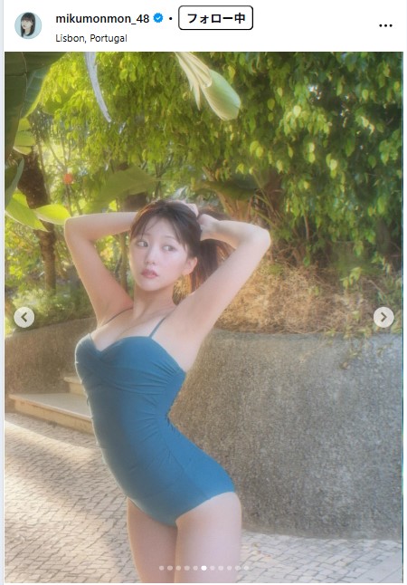 田中美久のインスタグラムから