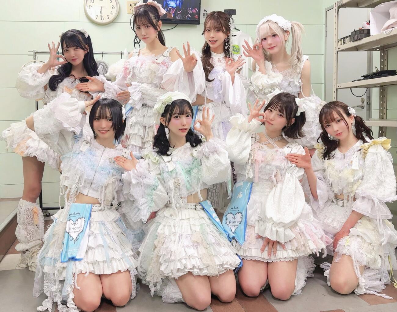 8人組となってパワーアップしたRiNCENT#
