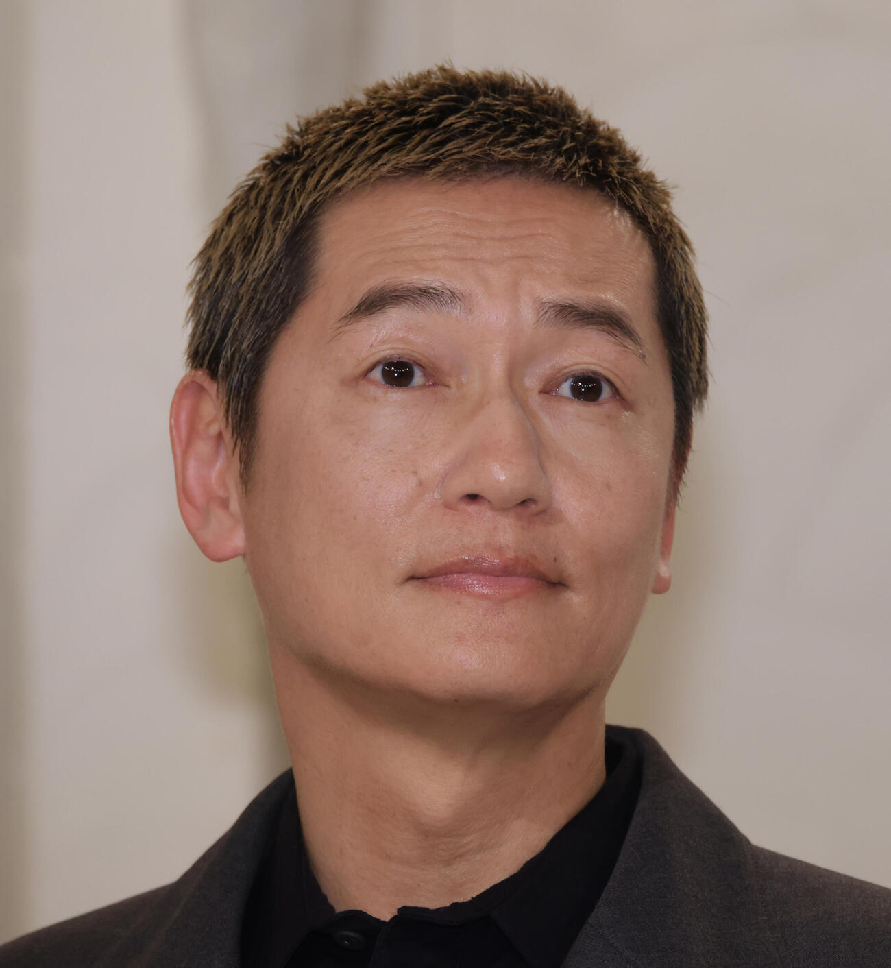 取材会を行った「日曜美術館」歴代司会者の井浦新（撮影・中島郁夫）
