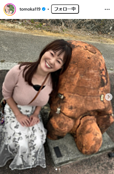ラジオ沖縄の竹中知華アナウンサーのインスタグラムから