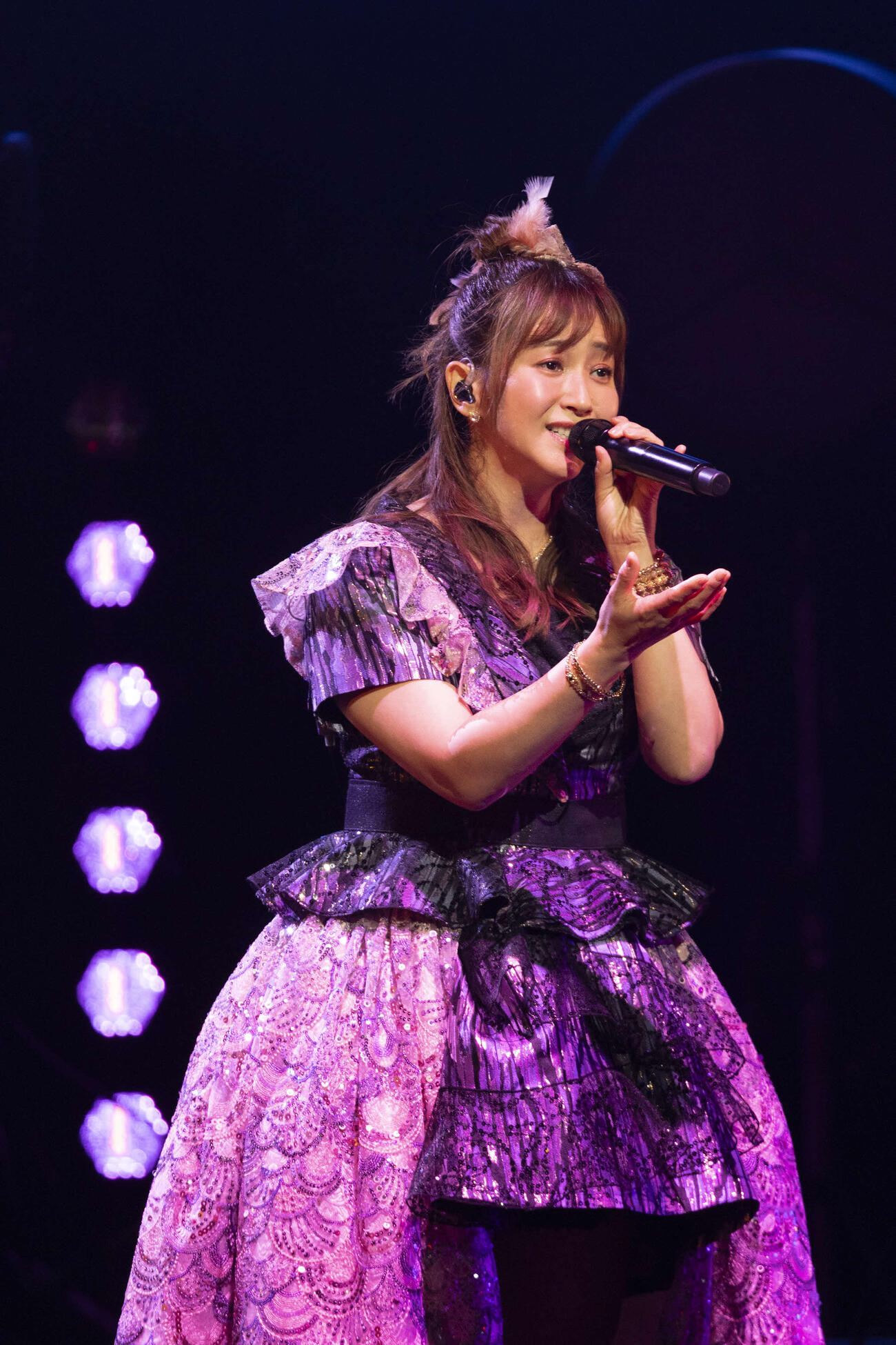 藤本美貴誕生日トーク＆ライブで歌う藤本美貴（C）キセキミチコ
