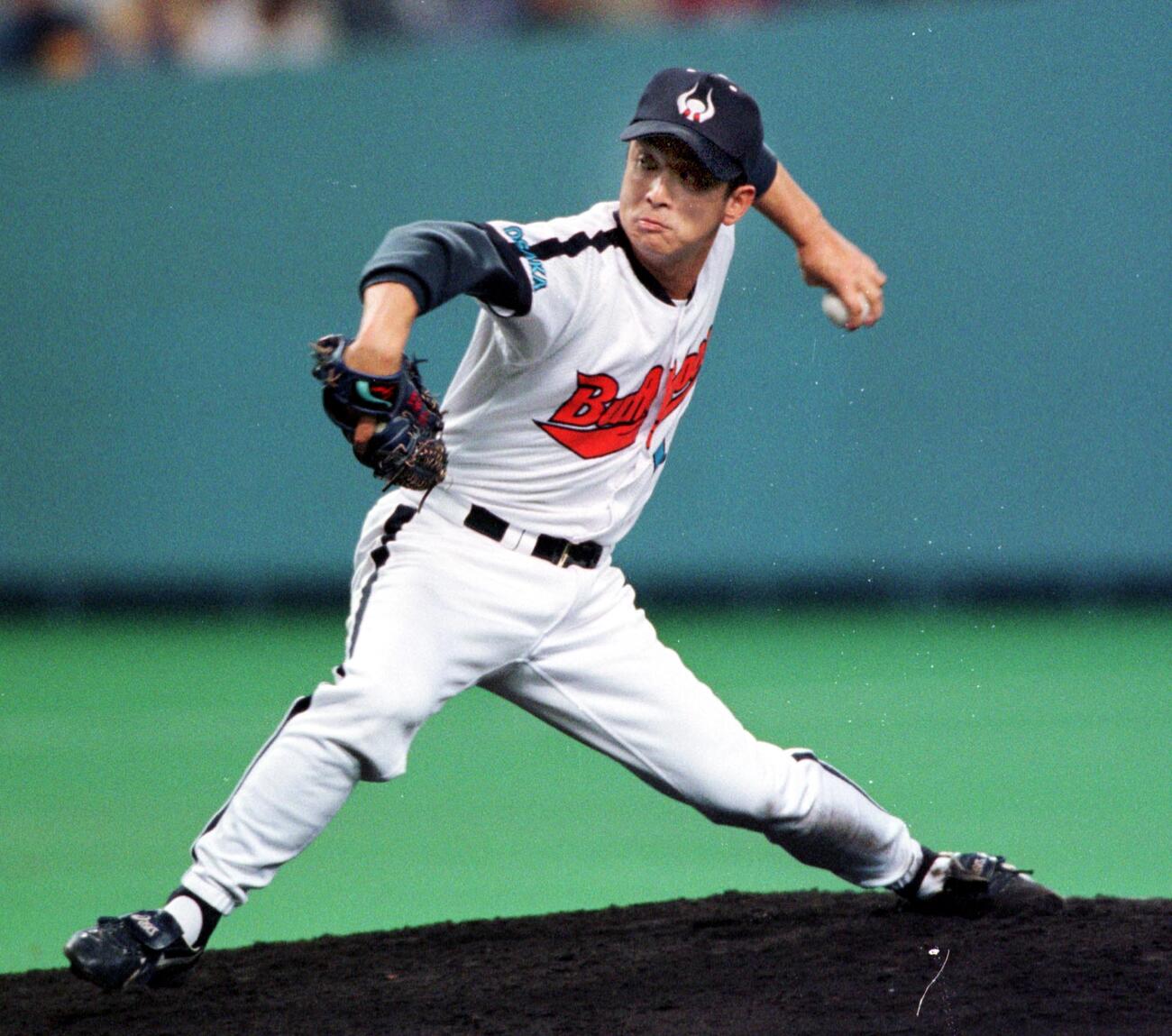 近鉄・柴田佳主也（2000年撮影）