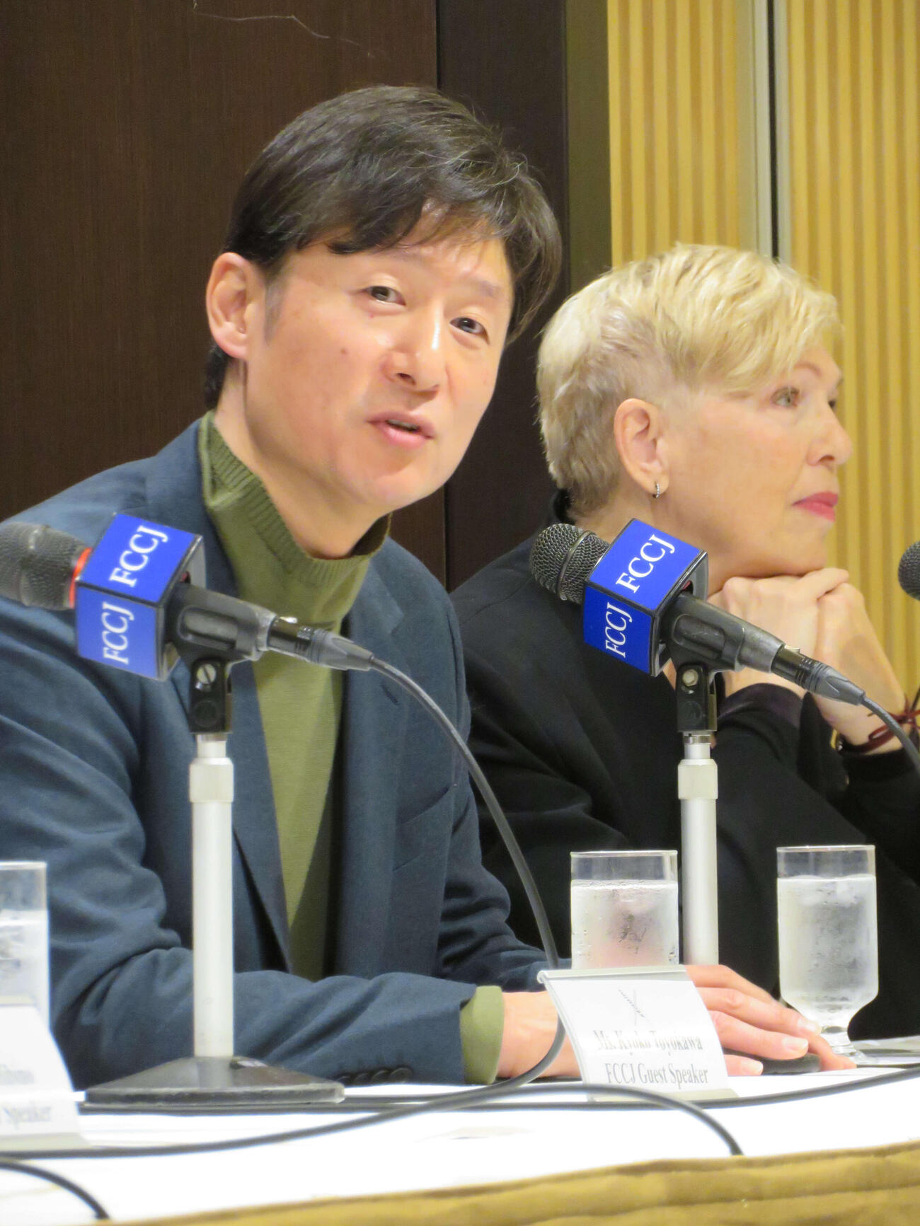 日本外国特派員協会で会見を開いた「国宝」の李相日監督（撮影・村上幸将）
