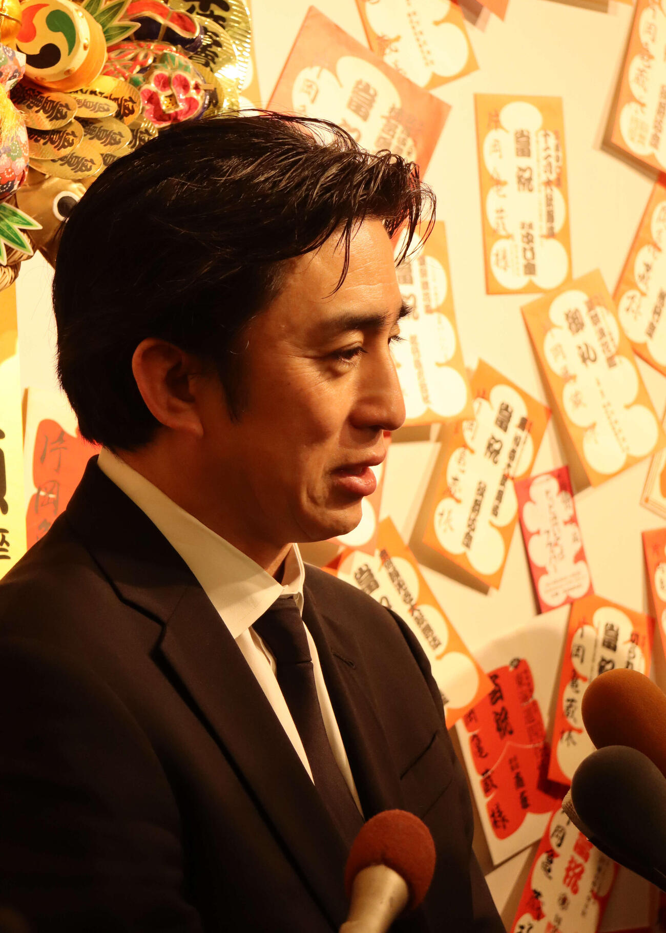 片岡亀蔵さんお別れの会に参列した松本幸四郎