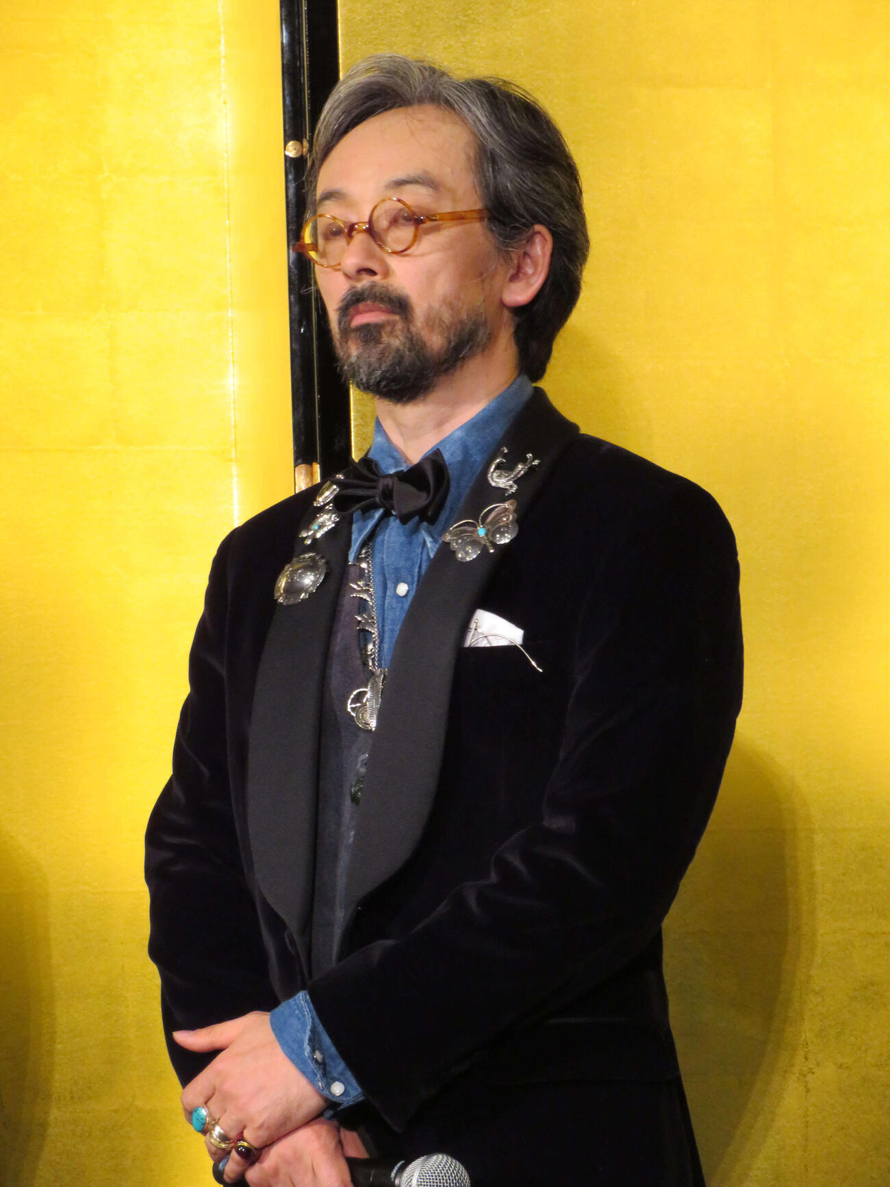 映画「木挽町のあだ討ち」初日舞台あいさつに登壇した滝藤賢一（撮影・村上幸将）