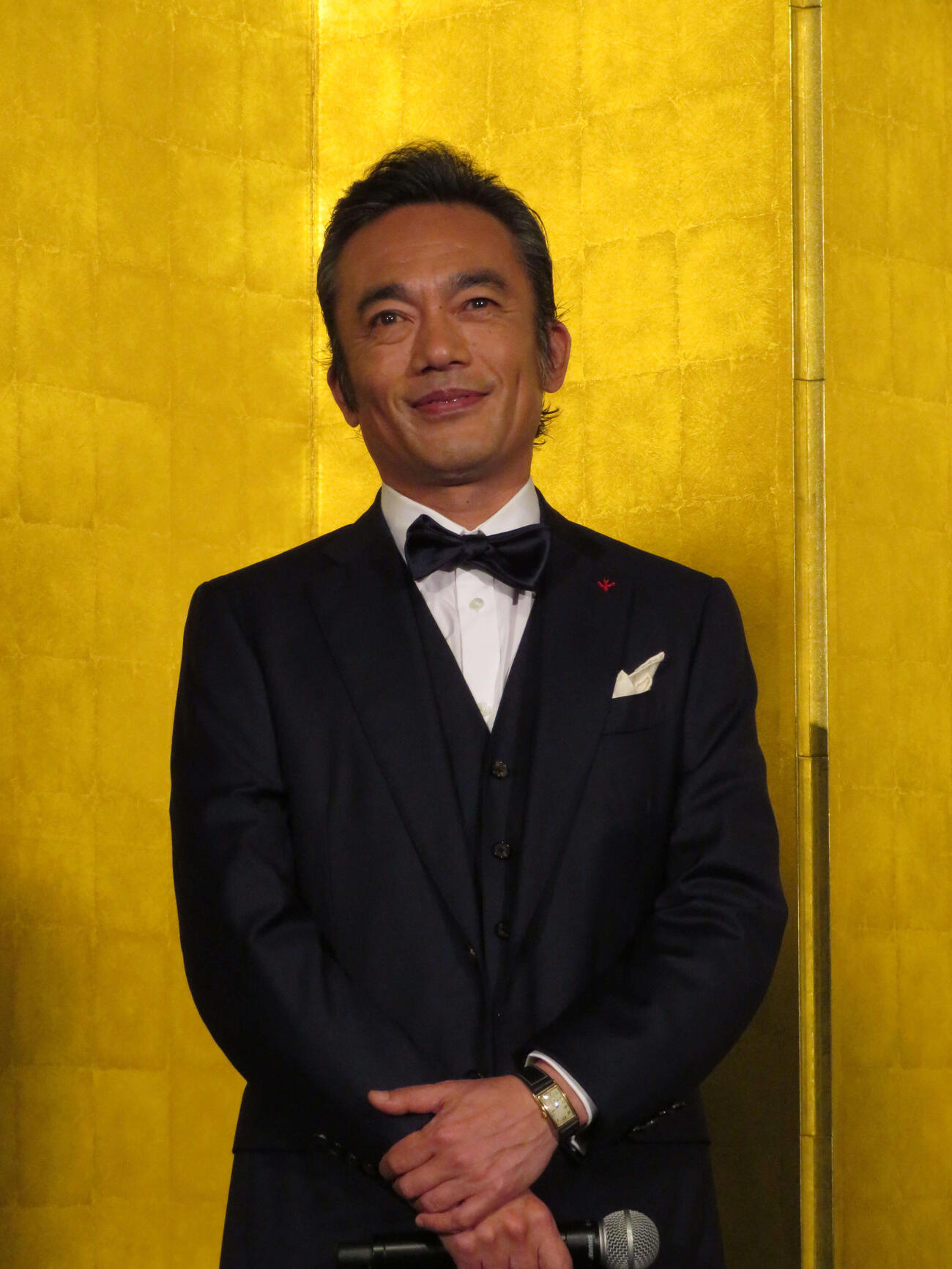 映画「木挽町のあだ討ち」初日舞台あいさつに登壇した高橋和也（撮影・村上幸将）
