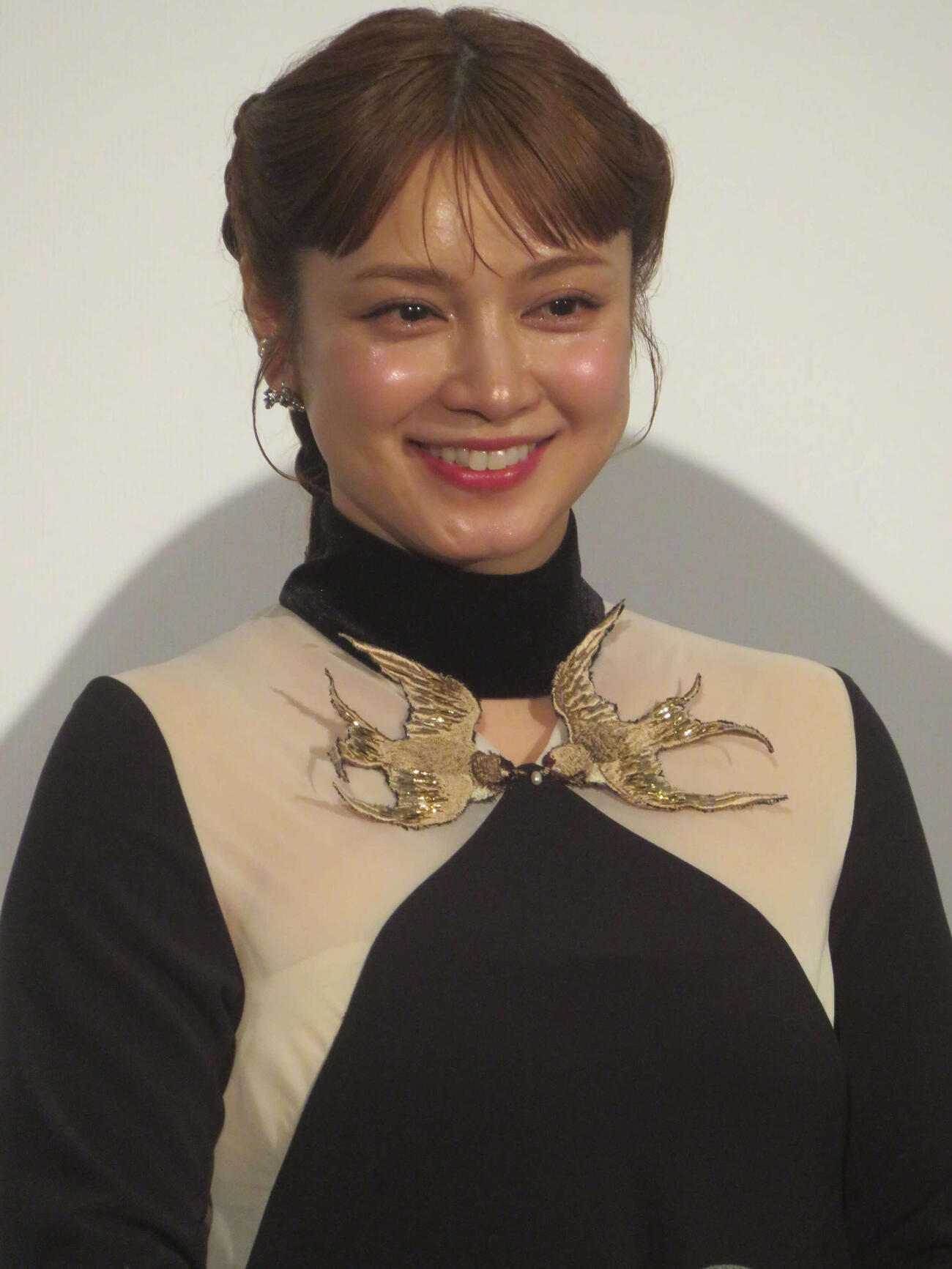 「映画ドラえもん　新・のび太の海底鬼岩島」公開記念舞台あいさつに出席した平愛梨（撮影・川田和博）