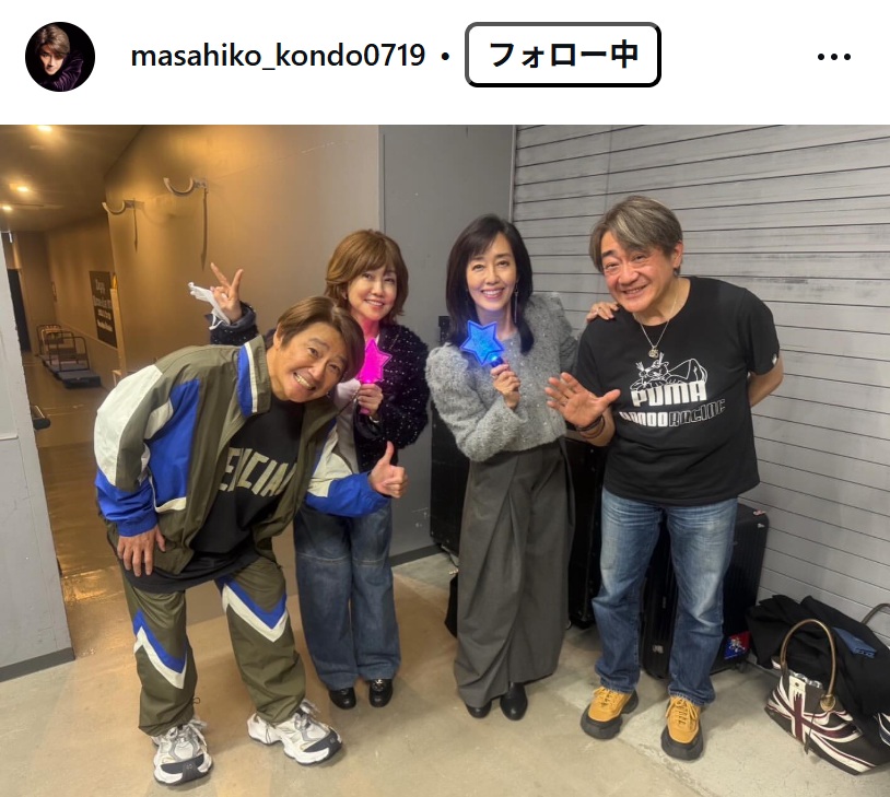 近藤真彦のインスタグラムから