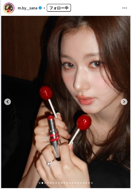 TWICEサナのインスタグラムから