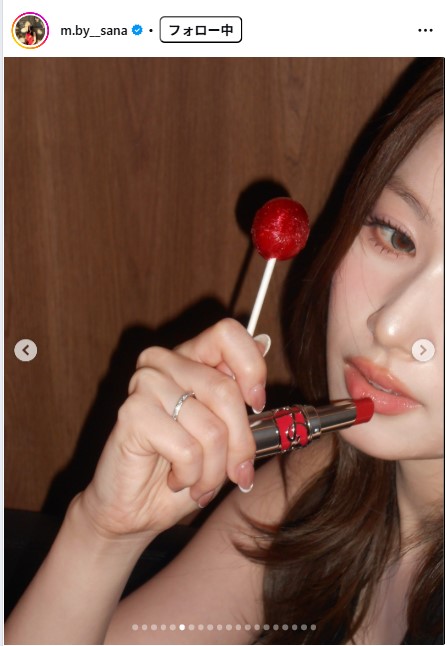 TWICEサナのインスタグラムから
