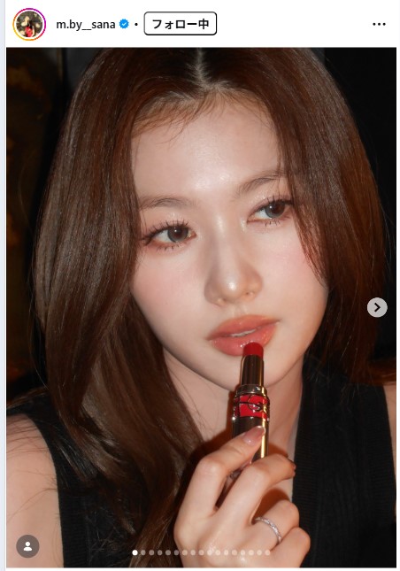 TWICEサナのインスタグラムから