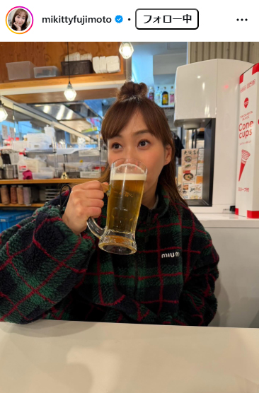藤本美貴のインスタグラムから