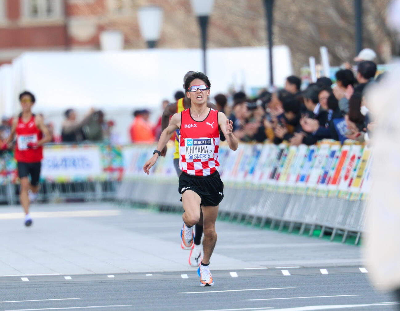 男子日本人3位の15位でゴールした市山（撮影・増田悦実）