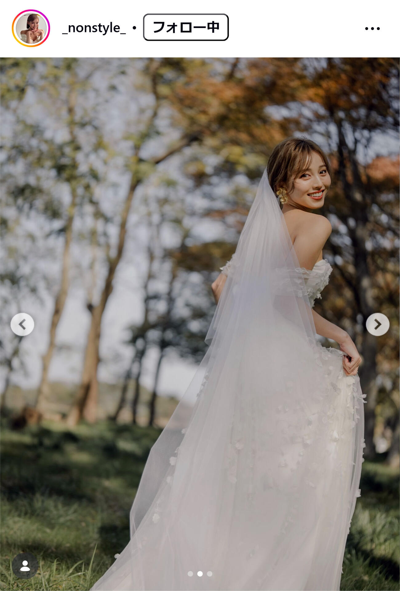 ののこのインスタグラムから