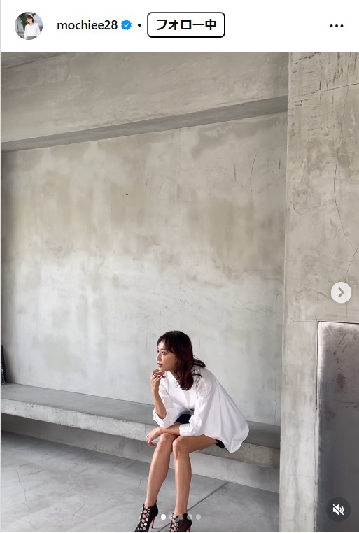 望月理恵のインスタグラムから