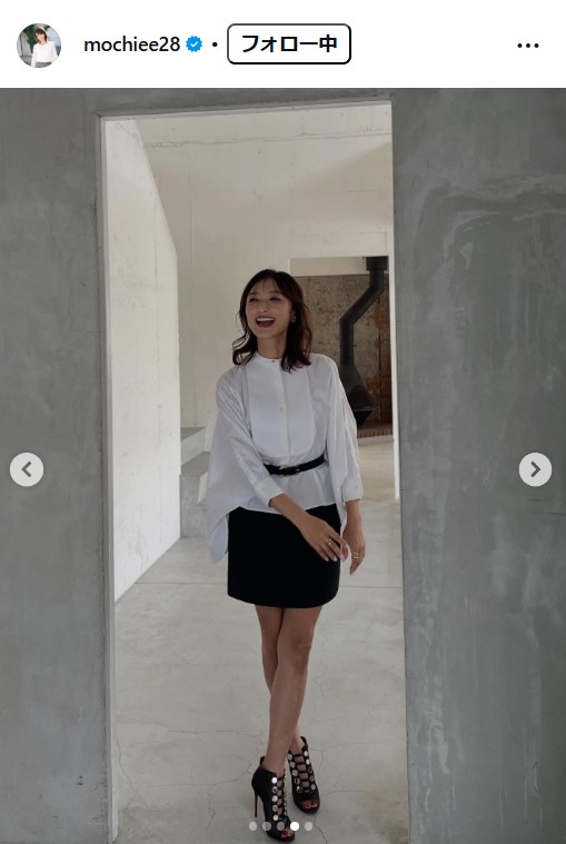 望月理恵のインスタグラムから