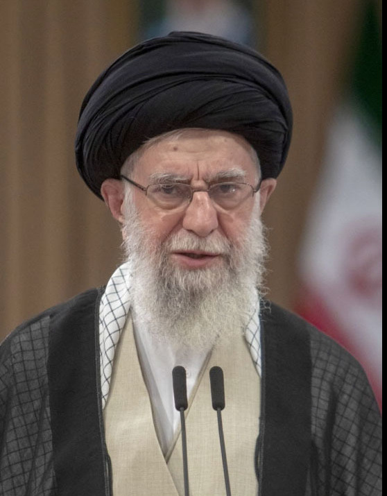 イランの最高指導者ハメネイ師（ゲッティ＝共同）