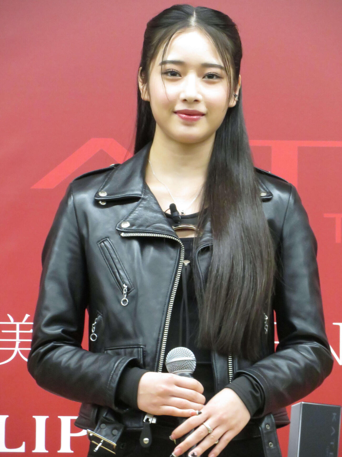 KATE×仮面ライダー「HENSHIN THE FIRST」プレス試写会に出席した天翔天音（撮影・村上幸将）