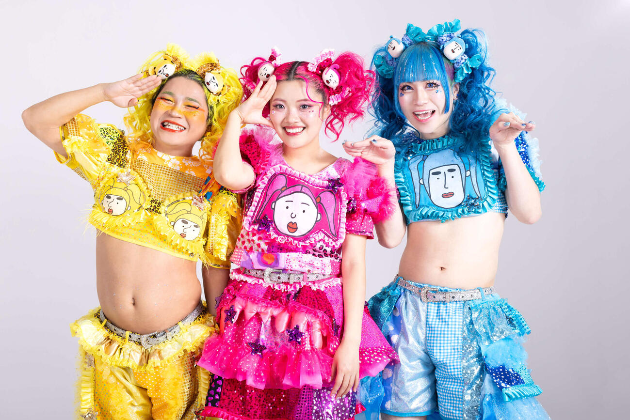 テレビ朝日系「よ～い！スターと！　トビダスクール」に出演する竹下☆ぱらだいす