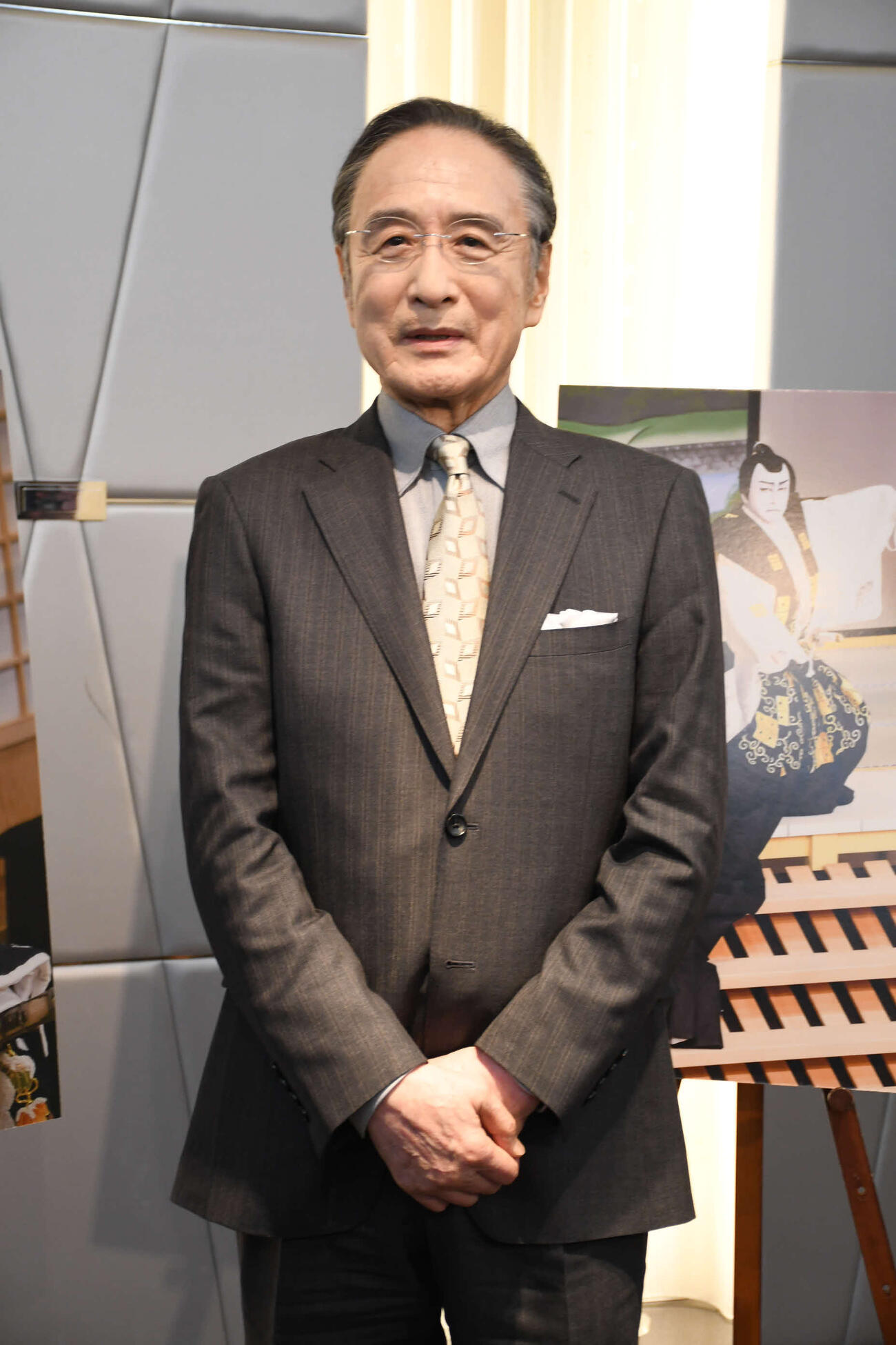 大阪松竹座への思いを語った片岡仁左衛門（撮影・阪口孝志）