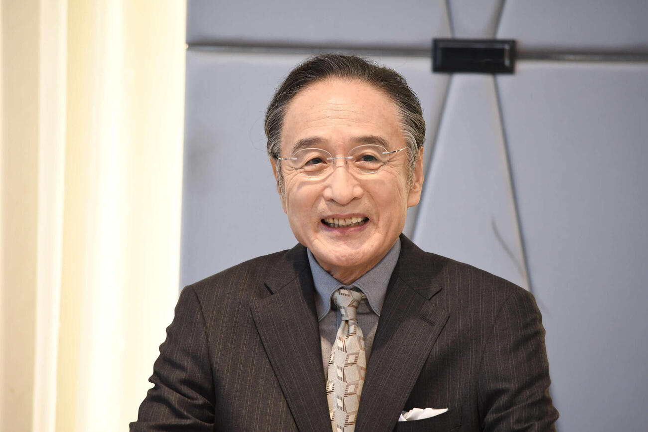 大阪松竹座への思いを語った片岡仁左衛門（撮影・阪口孝志）