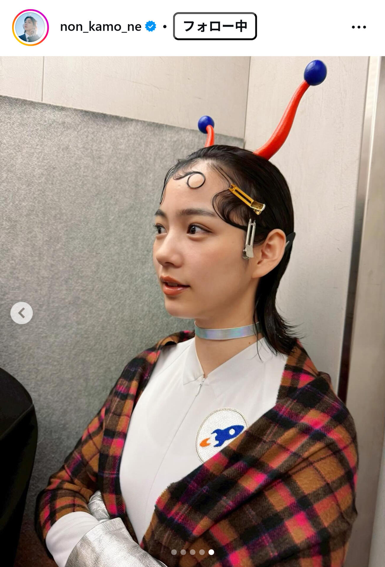 のんのインスタグラムから
