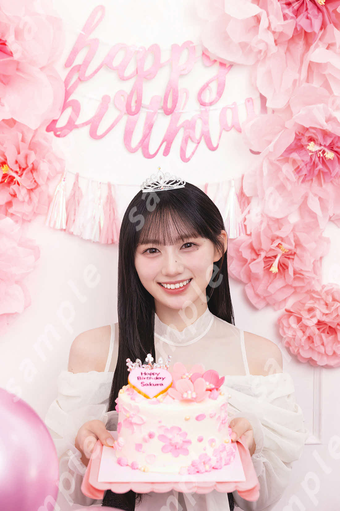 乃木坂46川﨑桜「さくたんから愛のメッセージカード」プリンセス姿の