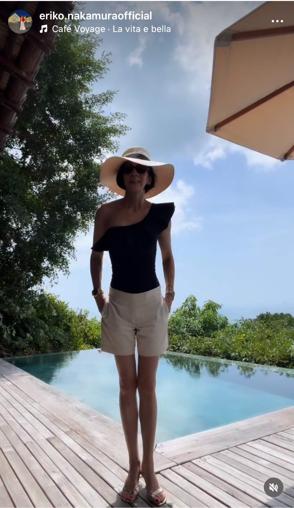 中村江里子のインスタグラムから
