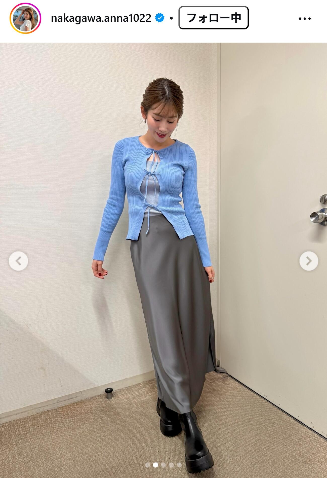 中川安奈のインスタグラムから