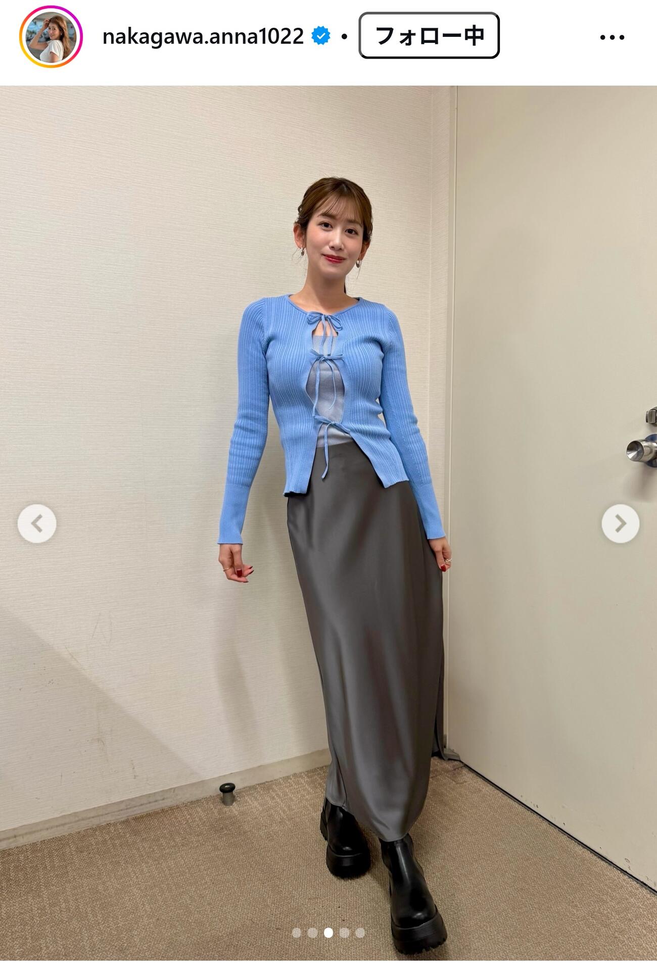 中川安奈のインスタグラムから