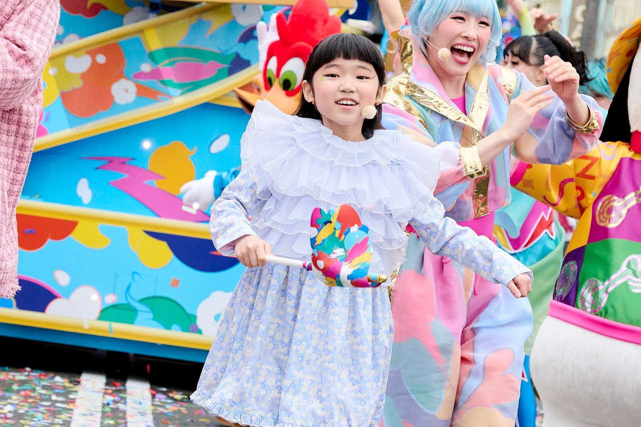 ユニバーサル・スタジオ・ジャパン（USJ）「25周年開幕セレモニー＆プレスプレビュー」に参加した永尾柚乃（画像提供：ユニバーサル・スタジオ・ジャパン）