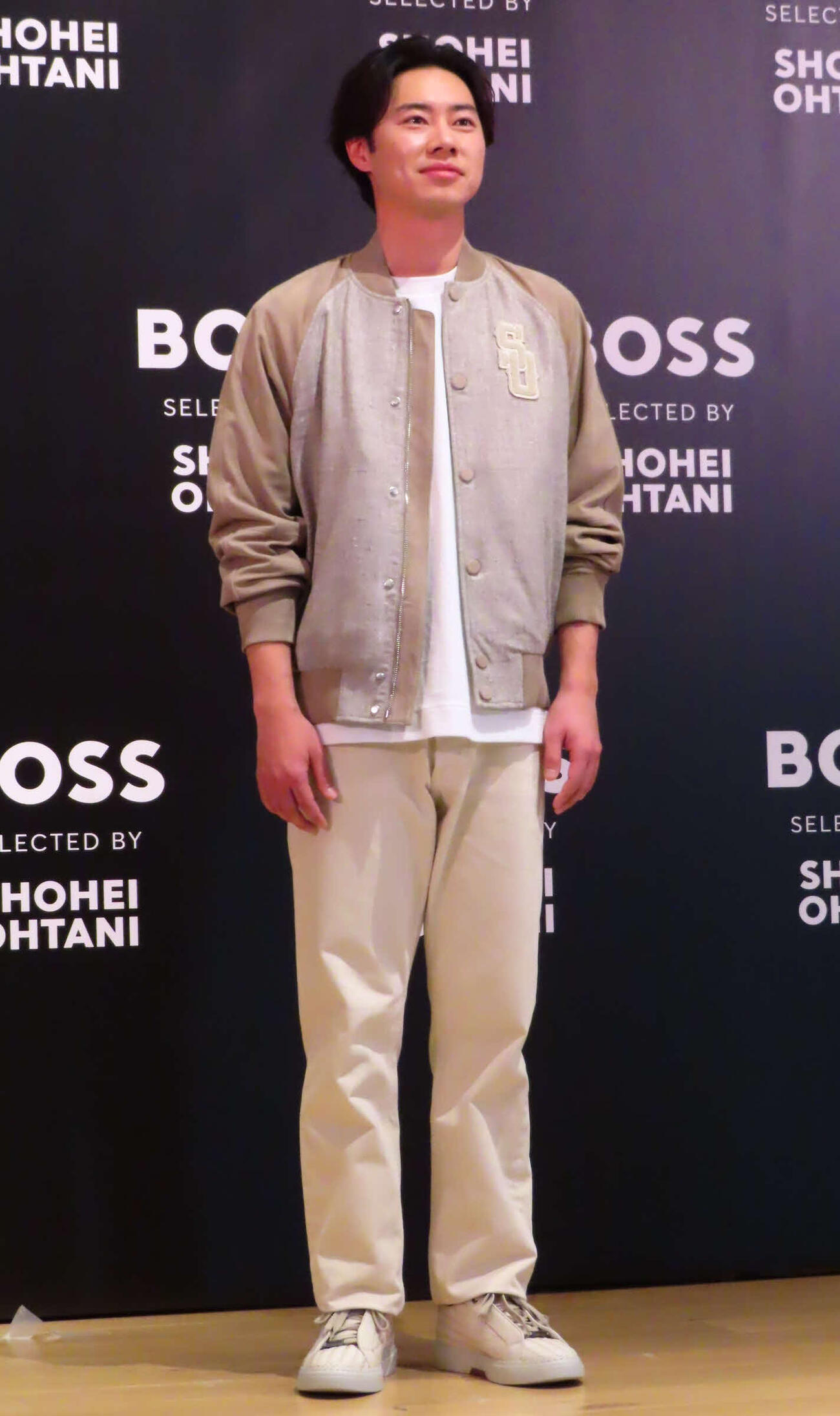 「BOSS SELECTED BY SHOHEI OHTANI」プレスプレビューに出席した戸塚純貴