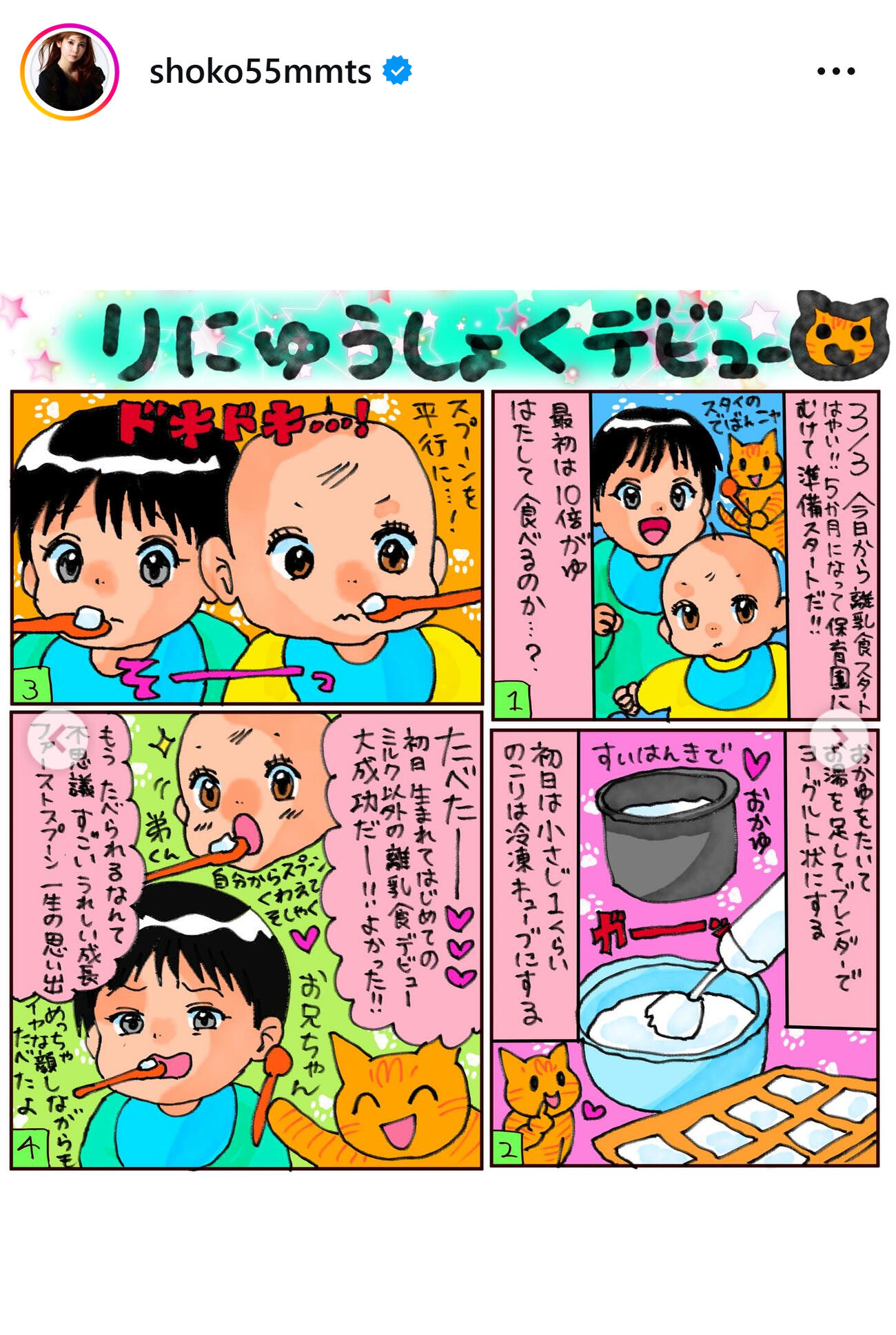 中川翔子のインスタグラムから