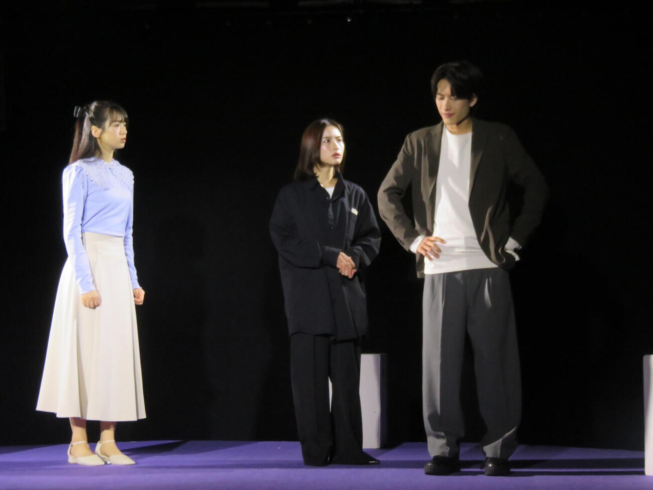 左から田中音江、安倍乙、宮地樹