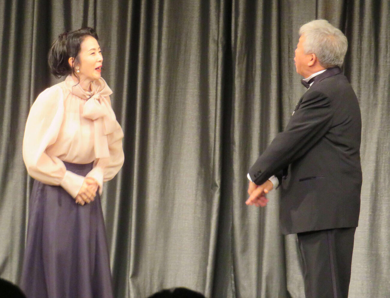 村上ショージの独演会に出演した坂本冬美
