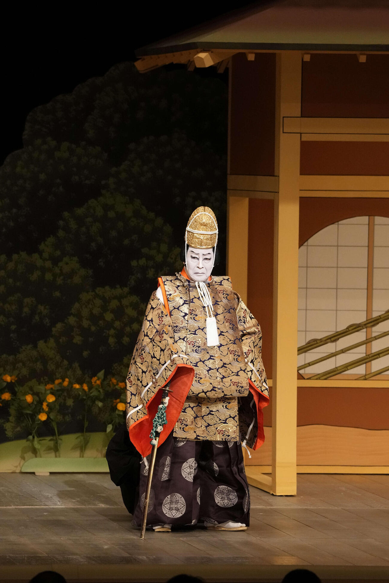 「加賀見山再岩藤」で、多賀大領を演じる7代目尾上菊五郎（C）松竹