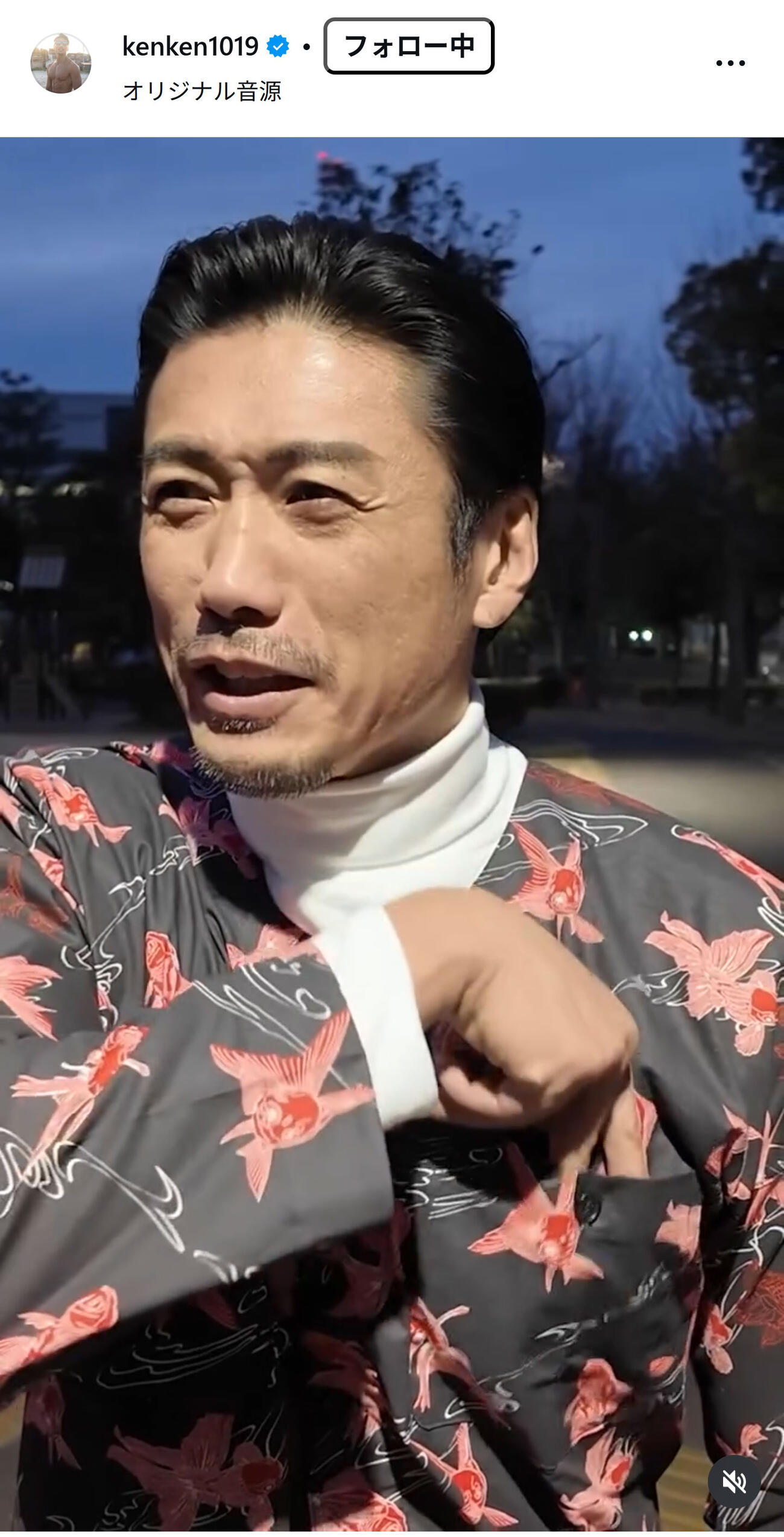 金子賢のインスタグラムから