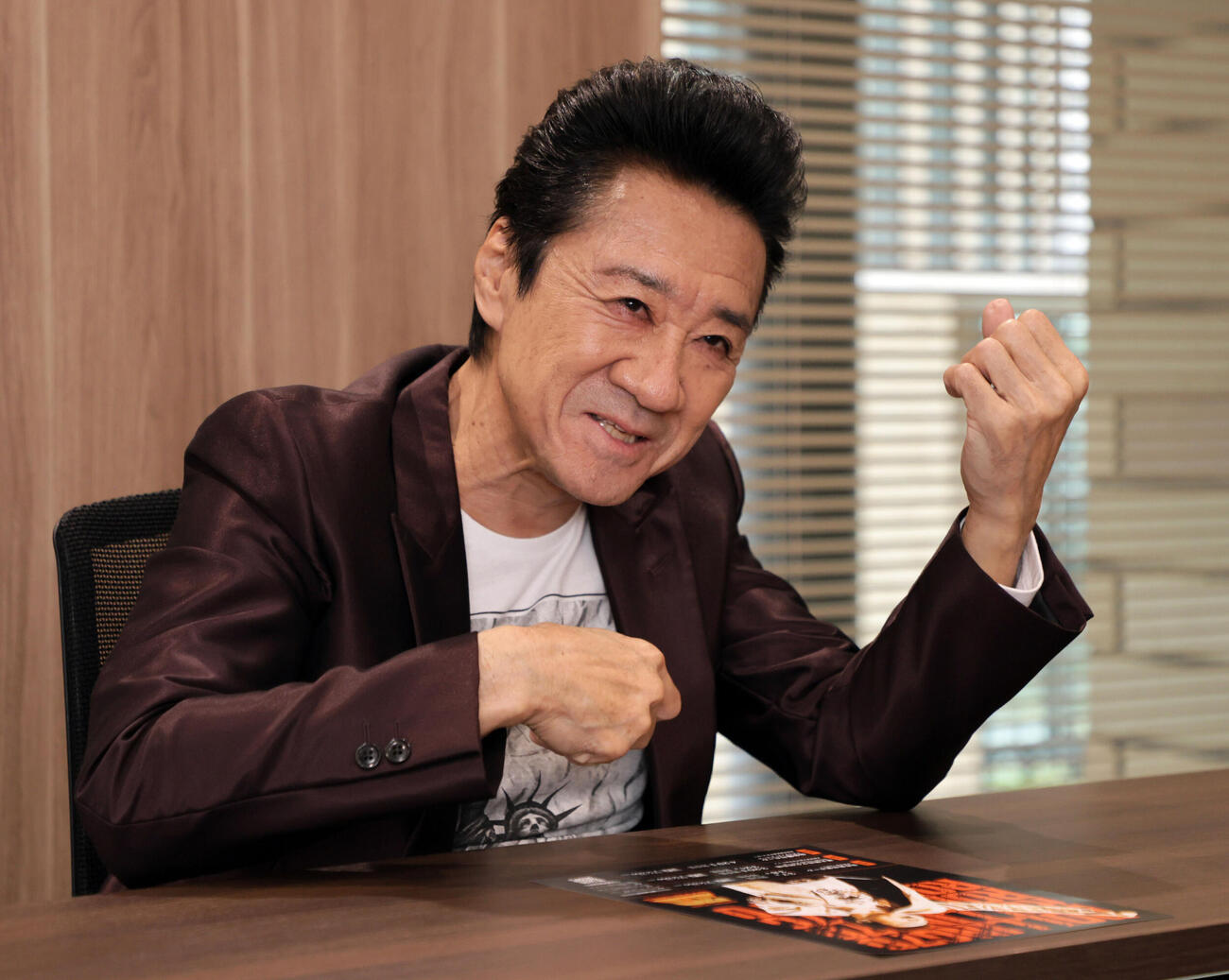 意気込みを語った大友康平（撮影・宮崎幸一）