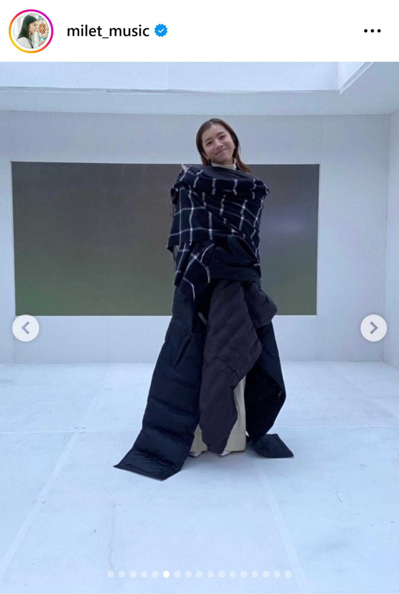 miletのインスタグラムから