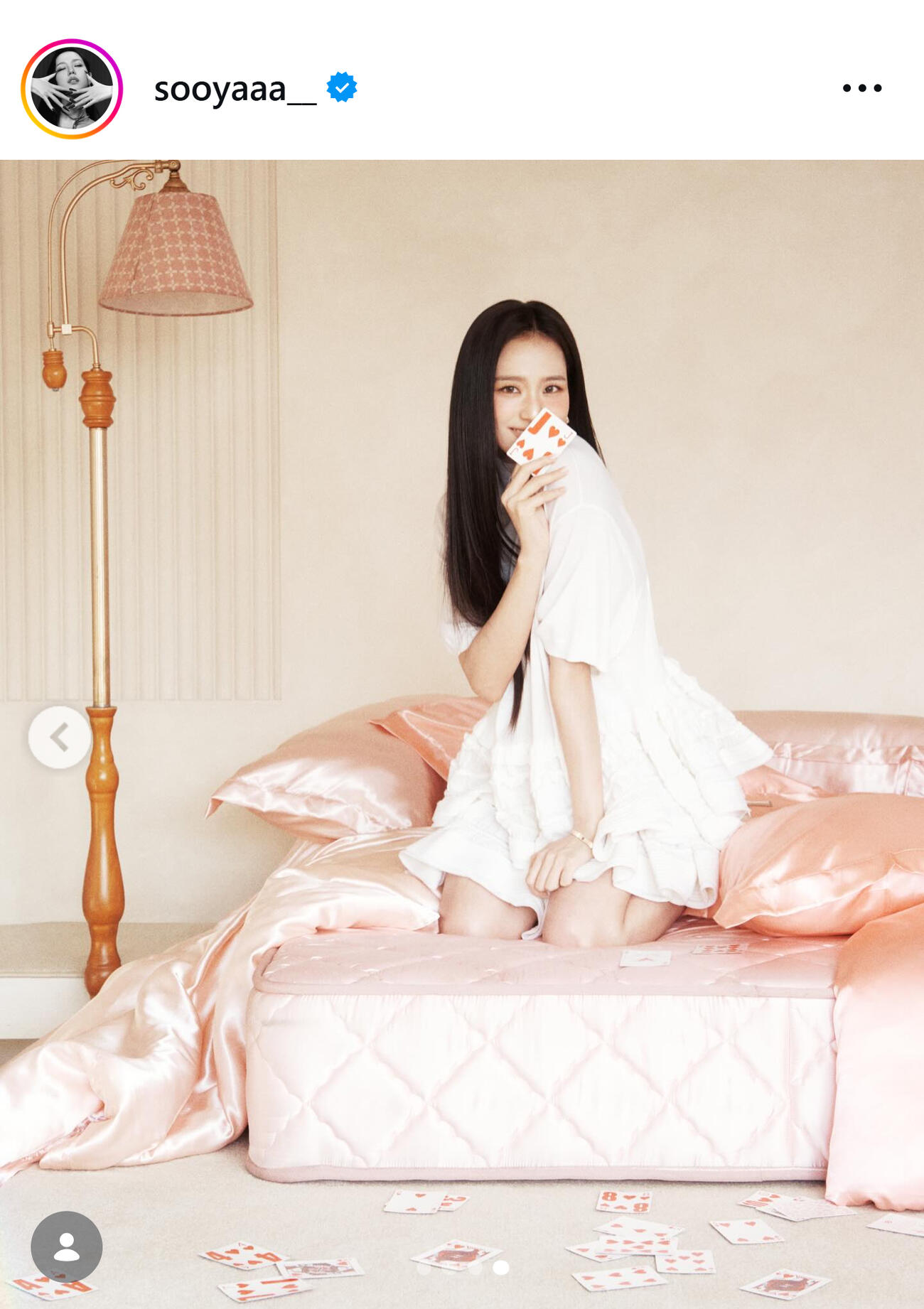 BLACKPINK・JISOOのインスタグラムから
