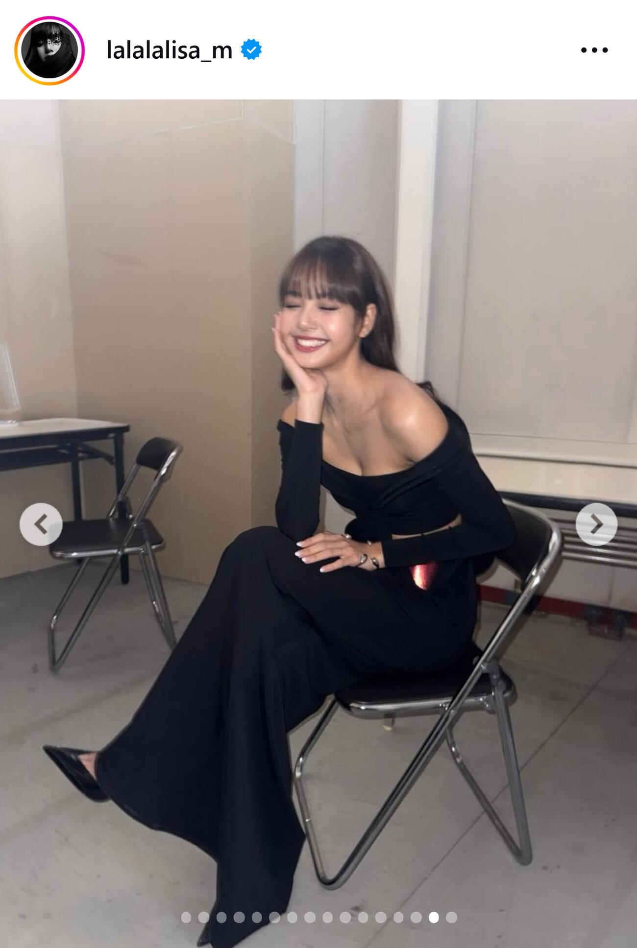 BLACKPINK・LISAのインスタグラムから