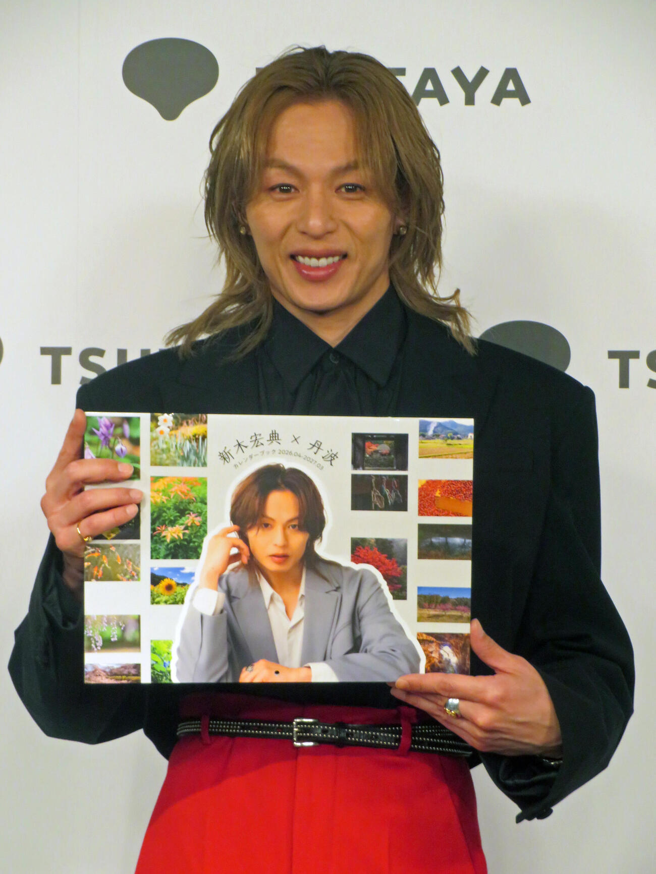 「新木宏典×丹波カレンダーブック2026．04－2027．03」発売記念会見に出席した新木宏典（撮影・川田和博）