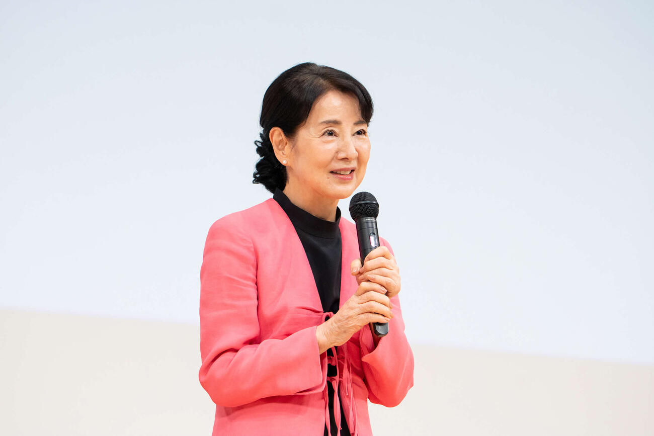 「五島の椿プロジェクト」特別企画映画上映会を行った吉永小百合