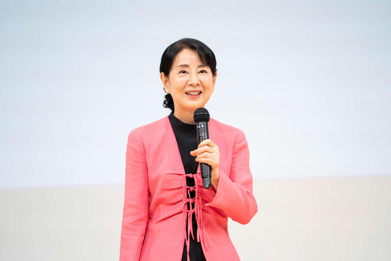 「五島の椿プロジェクト」特別企画映画上映会を行った吉永小百合