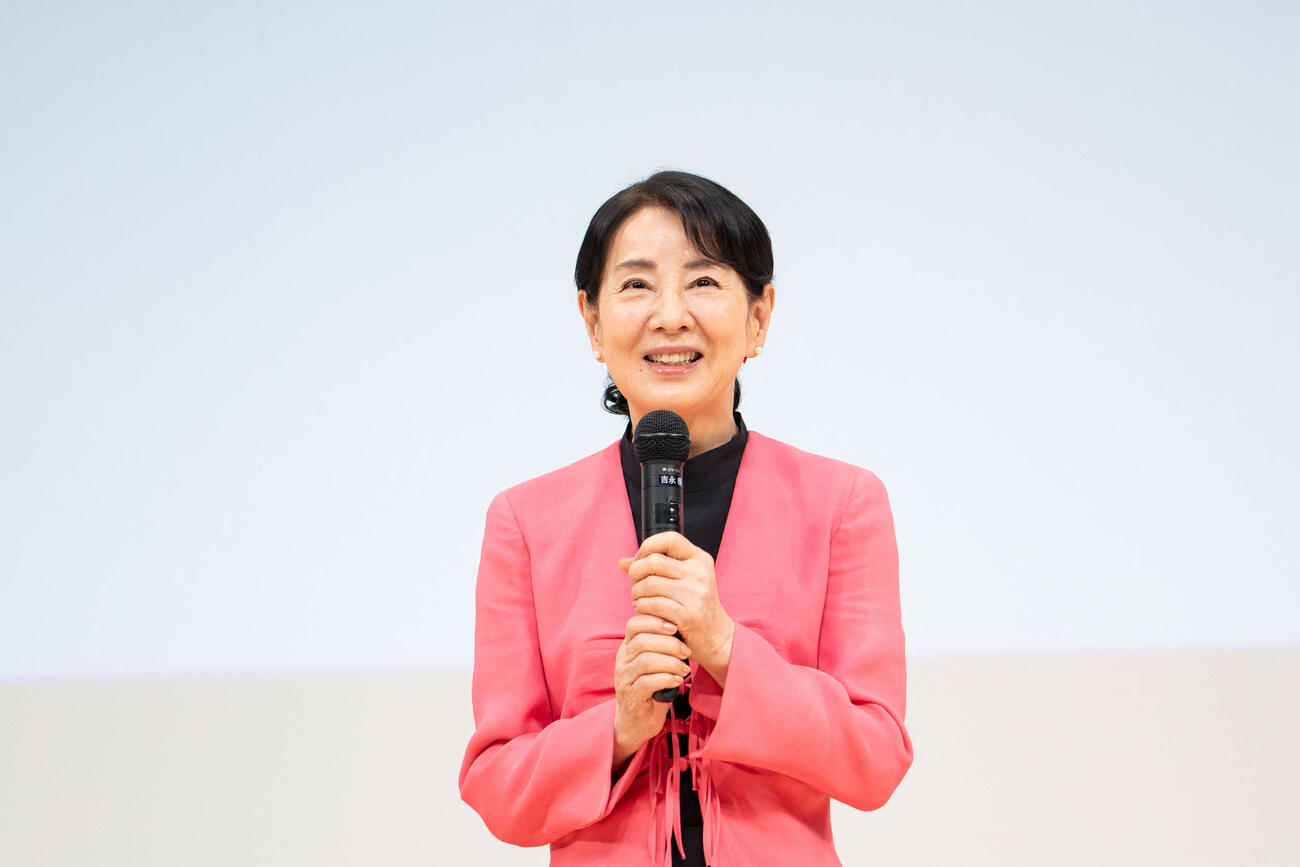 「五島の椿プロジェクト」特別企画映画上映会を行った吉永小百合