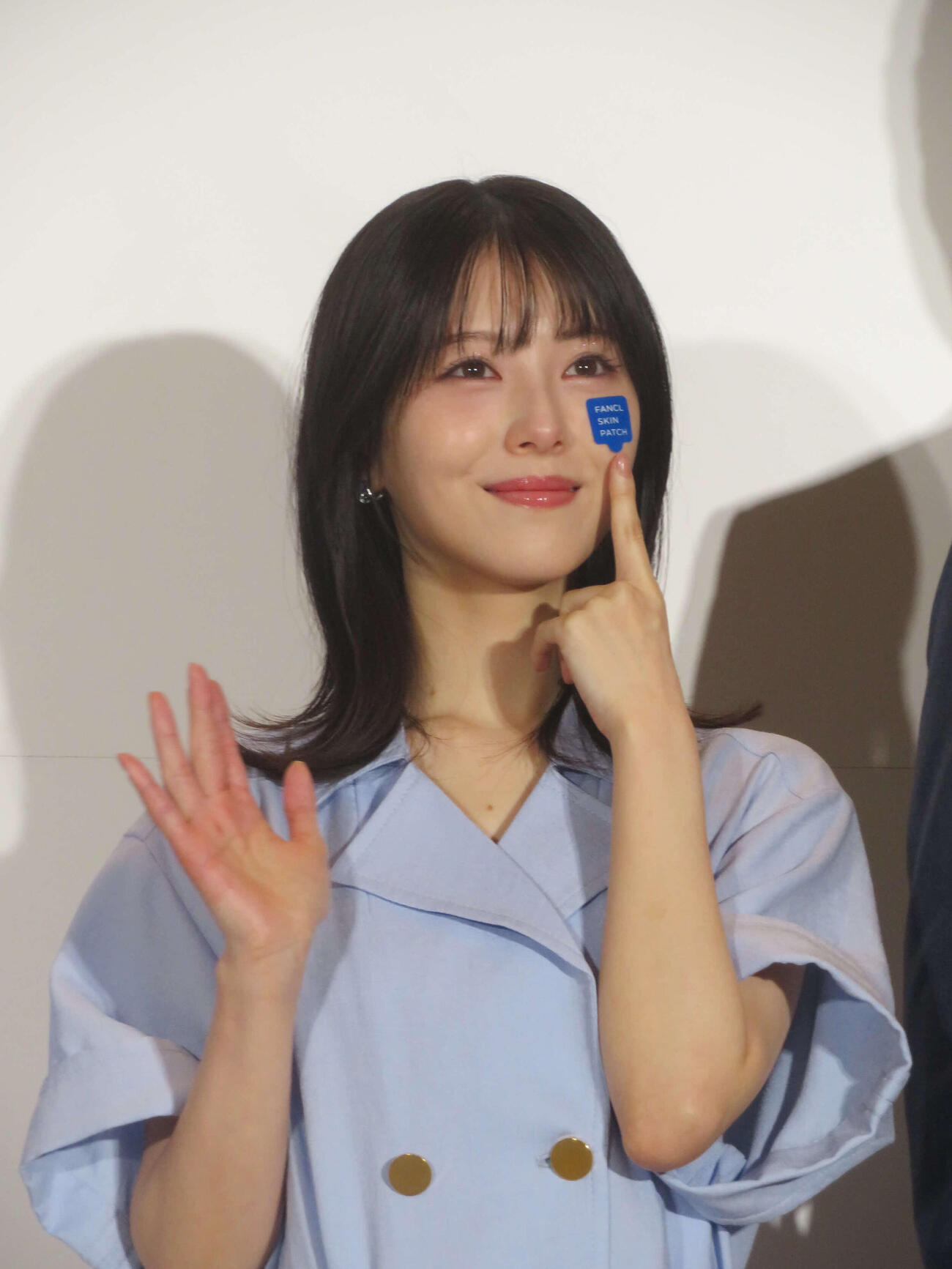 「FANCL　SKIN　PATCH」全国ローンチ発表会に出席した浜辺美波（撮影・川田和博）
