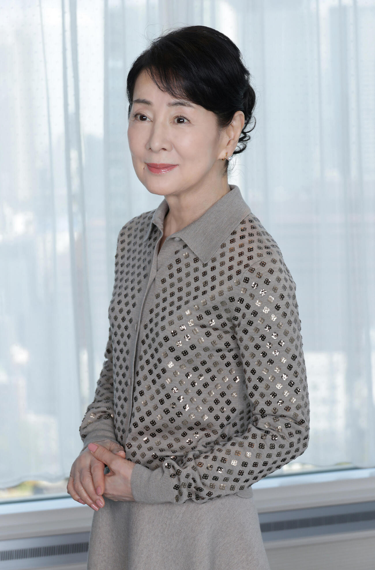 唯一無二の変わらぬ気品と透明感を放つ吉永小百合（撮影・中島郁夫）